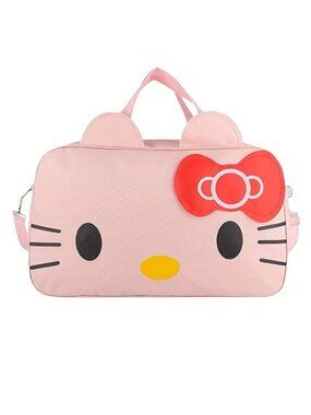 HELLO KITTY Extra Large Duffle Tote Bag Pink - NEW NWOT